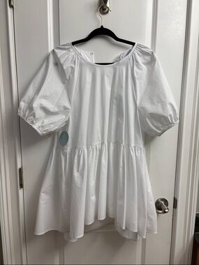 Hill House White Tunic - The Francesca Top (M)